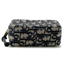 Load image into Gallery viewer, Dior Oblique Jacquard Waist Bag Navy/BeigeS5446CTZQ Canvas Leather Size Mini