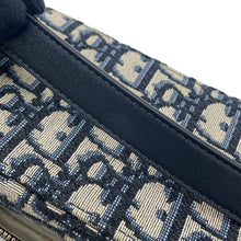 Load image into Gallery viewer, Dior Oblique Jacquard Waist Bag Navy/BeigeS5446CTZQ Canvas Leather Size Mini