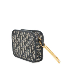 将图像加载到图库查看器中,Dior Oblique Quake Clutch Bag Navy/BeigeS5700CTZQ Canvas Leather