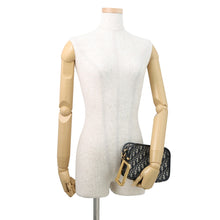 Load image into Gallery viewer, Dior Oblique Quake Clutch Bag Navy/BeigeS5700CTZQ Canvas Leather