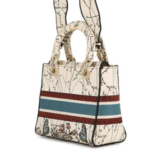 Load image into Gallery viewer, Dior LADY D-LITE 2WAYHandbag White/MulticolorM0565ORHP Canvas Size Medium