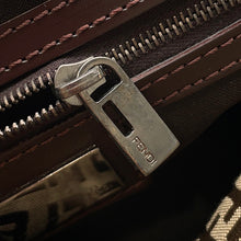 Load image into Gallery viewer, FENDI Zucchino Mamma Bucket Shoulder Bag Beige/Brown8BR002 Canvas Leather