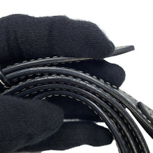 Load image into Gallery viewer, BURBERRY Pocket 2way Handbag Blue/Black8039101 Canvas Leather Size Mini