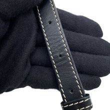 Load image into Gallery viewer, BURBERRY Pocket 2way Handbag Blue/Black8039101 Canvas Leather Size Mini