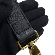 Load image into Gallery viewer, BURBERRY Bucket Bag Black/Beige8084036 Leather Size Medium