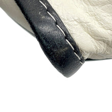 将图像加载到图库查看器中,BALENCIAGA Bazar Shopper Black/White/Blue513988 Leather Size XXS