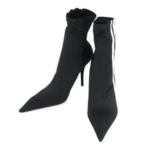 Load image into Gallery viewer, BALENCIAGA Adidas Collaboration Knife Booties Black/White724073 Polyester Size 37