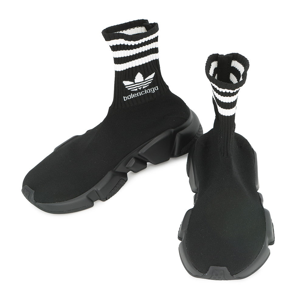 BALENCIAGA Adidas Collaboration Socks Sneakers Black/White717589 Cotto–  GALLERY RARE Global Online Store
