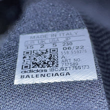 将图像加载到图库查看器中,BALENCIAGA Adidas Collaboration Socks Sneakers Black/White717589 Cotton Size 35