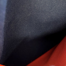 Load image into Gallery viewer, HERMES Sack de Pansage 2-way Tote Navy/Feu Toile Chevrons Canvas