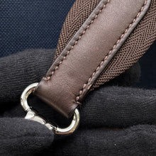 Load image into Gallery viewer, HERMES Sack de Pansage 2-way Tote Navy/Feu Toile Chevrons Canvas