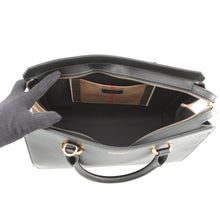Load image into Gallery viewer, BURBERRY Banwell 2way Handbag Black/Beige8084023 Leather Canvas Size Small