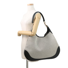 将图像加载到图库查看器中,GUCCI one belt tote Beige/Black815924 Canvas Leather Size Medium