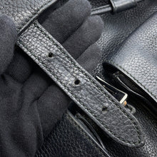 将图像加载到图库查看器中,GUCCI Bamboo Backpack Black370833 Leather