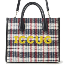Load image into Gallery viewer, GUCCI Embroidery Tote Bag Multicolor659983 Canvas Leather
