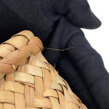 Load image into Gallery viewer, LOEWE Anagram basket bag Orange/Natural327.02NS93 Raffia Leather Size Small