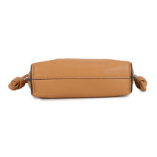 将图像加载到图库查看器中,LOEWE Flamenco Clutch Shoulder Bag BrownA411FC6X01 Leather Size Nano