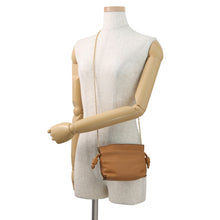将图像加载到图库查看器中,LOEWE Flamenco Clutch Shoulder Bag BrownA411FC6X01 Leather Size Nano