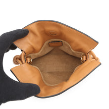 将图像加载到图库查看器中,LOEWE Flamenco Clutch Shoulder Bag BrownA411FC6X01 Leather Size Nano