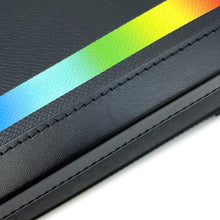将图像加载到图库查看器中,LOUIS VUITTON Soft Trunk Noir/Righe RainbowM30341 Taiga Leather