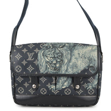 将图像加载到图库查看器中,LOUIS VUITTON Messenger NavyM54248 Monogram・Savannah Chapman Brothers Size PM