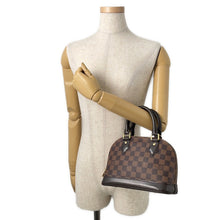 Load image into Gallery viewer, LOUIS VUITTON Alma Brown/RedN41221 Damier Ebene Canvas Size BB