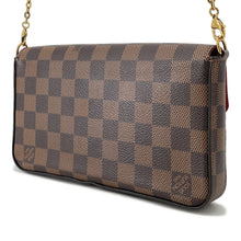 Load image into Gallery viewer, LOUIS VUITTON Felicie Pochette RedN40492 Damier Ebene Canvas