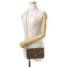 Load image into Gallery viewer, LOUIS VUITTON Felicie Pochette RedN40492 Damier Ebene Canvas