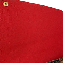 Load image into Gallery viewer, LOUIS VUITTON Felicie Pochette RedN40492 Damier Ebene Canvas