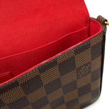 Load image into Gallery viewer, LOUIS VUITTON Felicie Pochette RedN40492 Damier Ebene Canvas
