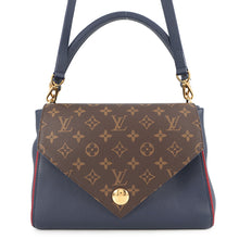 Load image into Gallery viewer, LOUIS VUITTON Double V Blue MarineM55022 Calf Leather Monogram