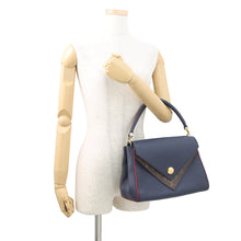Load image into Gallery viewer, LOUIS VUITTON Double V Blue MarineM55022 Calf Leather Monogram