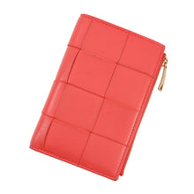 将图像加载到图库查看器中,Bottega Veneta Maxi INTRECCIATO Cassette Bi-fold Wallet Orange Leather
