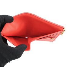 将图像加载到图库查看器中,Bottega Veneta Maxi INTRECCIATO Cassette Bi-fold Wallet Orange Leather