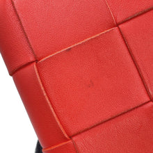 将图像加载到图库查看器中,Bottega Veneta Maxi INTRECCIATO Cassette Bi-fold Wallet Orange Leather