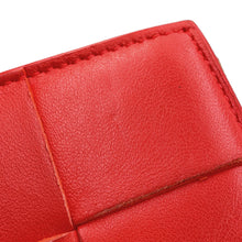 Load image into Gallery viewer, Bottega Veneta Maxi INTRECCIATO Cassette Bi-fold Wallet Orange Leather