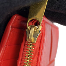 Load image into Gallery viewer, Bottega Veneta Maxi INTRECCIATO Cassette Bi-fold Wallet Orange Leather