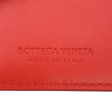 将图像加载到图库查看器中,Bottega Veneta Maxi INTRECCIATO Cassette Bi-fold Wallet Orange Leather