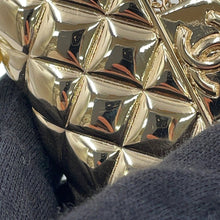 Load image into Gallery viewer, CHANEL Matelasse motif Chain Necklace GoldAB6135 Pearl Metal Leather