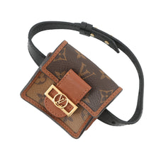 Load image into Gallery viewer, LOUIS VUITTON Bracelet Party Dauphine AirPods Case Brown/NoirM6786A Monogram ・Reverse