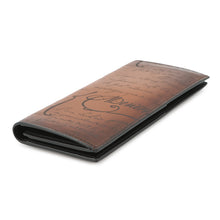 Load image into Gallery viewer, Berluti Calligraphy Espace Flap Long Wallet Brown Leather