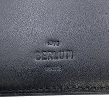 Load image into Gallery viewer, Berluti Calligraphy Espace Flap Long Wallet Brown Leather