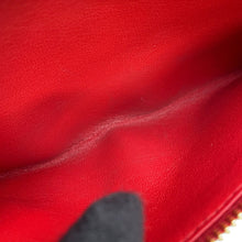 Load image into Gallery viewer, PRADA Saffiano Leather Chain wallet Red1DH057 Leather