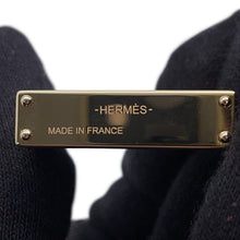 Load image into Gallery viewer, HERMES Curiosite Kelly Lacu Black/Gold Metal