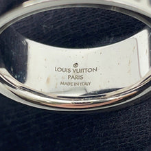 Load image into Gallery viewer, LOUIS VUITTON Bague Damier Colors Ring Size L (Approximately No. 21) SilverM62494 Metal