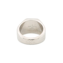 Load image into Gallery viewer, LOUIS VUITTON Signet Ring Monogram Size M (Approximately 20) SilverM62487 Metal