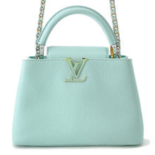 将图像加载到图库查看器中,LOUIS VUITTON Capucines Light BlueM22055 Taurillon Leather Size BB