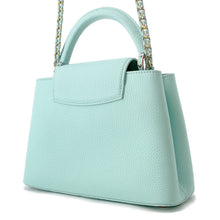 将图像加载到图库查看器中,LOUIS VUITTON Capucines Light BlueM22055 Taurillon Leather Size BB