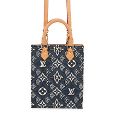 Load image into Gallery viewer, LOUIS VUITTON Since1854 Petite Sac Plat BlueM80288 Monogram / Jacquard