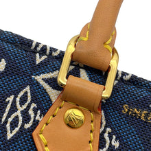 Load image into Gallery viewer, LOUIS VUITTON Since1854 Petite Sac Plat BlueM80288 Monogram / Jacquard